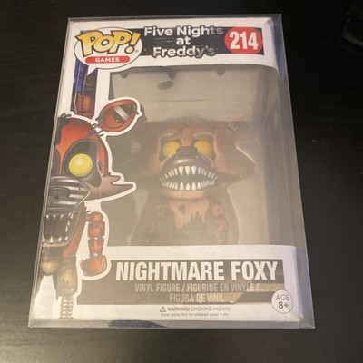 Funko Pop! Five Nights At Freddy s - Nightmare Foxy #214 Protector Ships NOW!