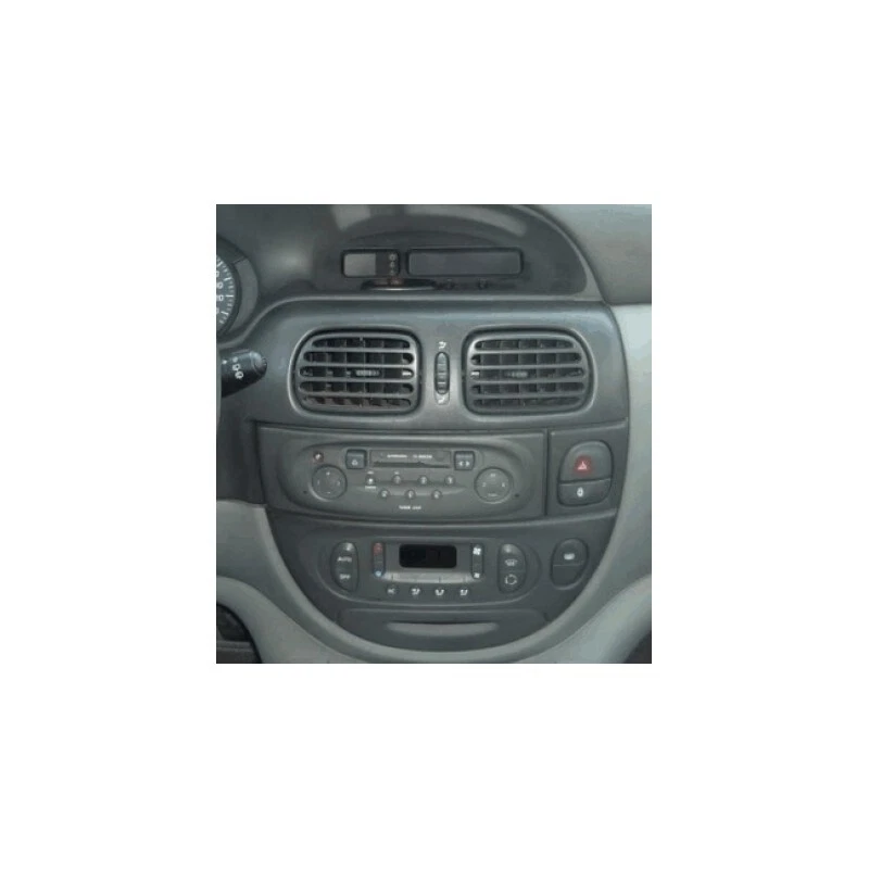 ENVIO URGENTE -MARCO RADIO 1DIN RENAULT MEGANE SCENIC DE 1996 - 2002 gris oscuro - Imagen 2 de 2