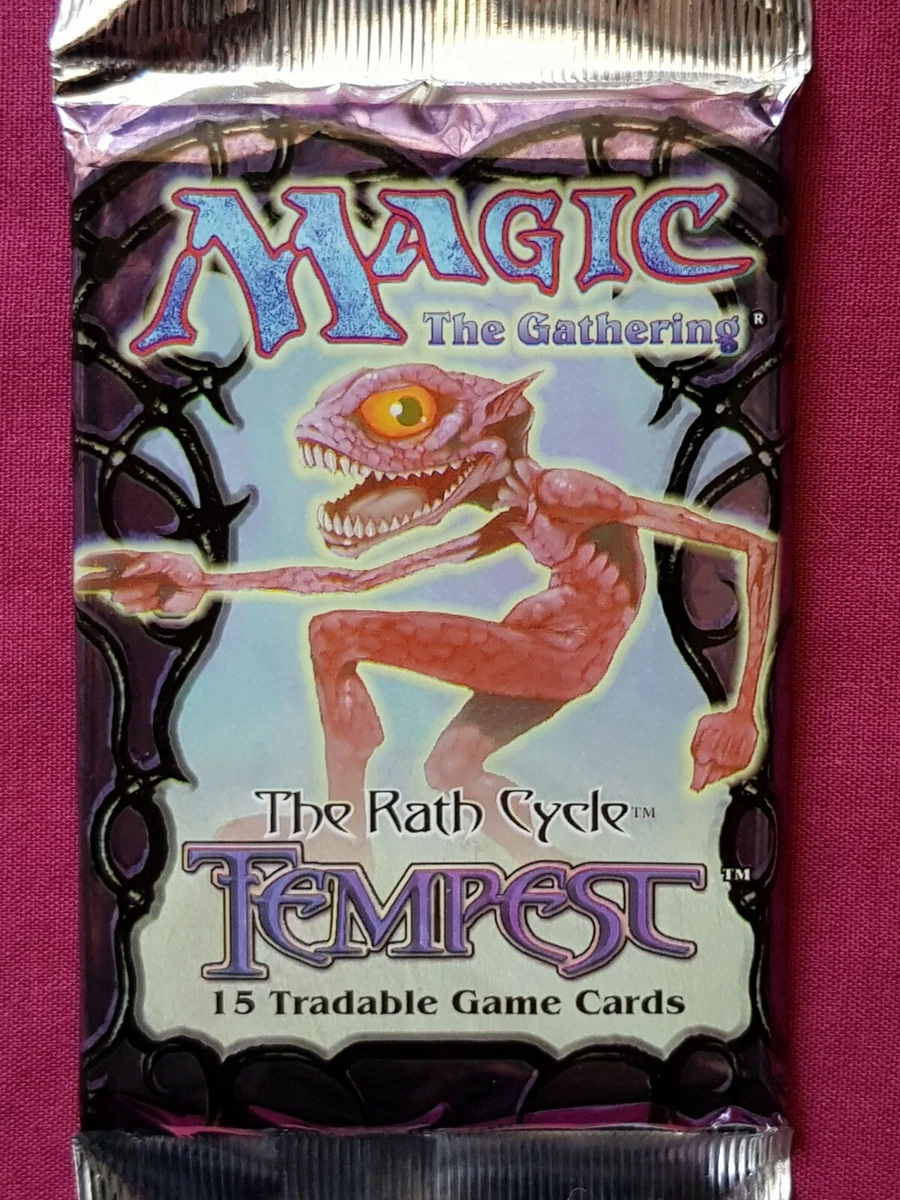 tempest booster box mtg Magic: The Gathering Tempest Sealed Collectible Card Game Packs for sale