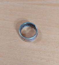1958 Silver Half Dollar Coin Ring Size 9.75