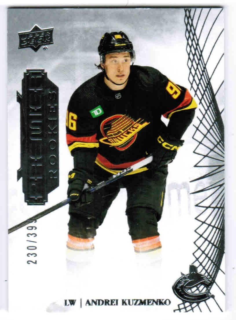2022-23 Upper Deck Premier - Rookies #141 Andrei Kuzmenko /399 (RC)
