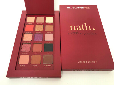 MAKEUP REVOLUTION Pro X Nath Lidschattenpalette Akt neutral LIMITIERTE EDITION! Neu