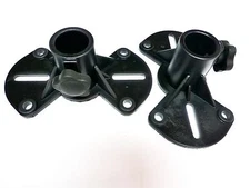 (2) Two PA/DJ Tripod Speaker Stand Mounts - External Adapters.