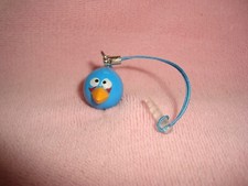 Angry Birds Blue Bird Blind Bags danglers Keychain charm Plastic hangs 3.5" L