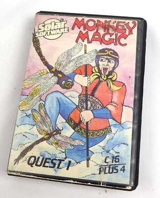 Commodore 16/116/Plus4 -- MONKEY MAGIC (Solar Software) -- TAPE C16 C-16