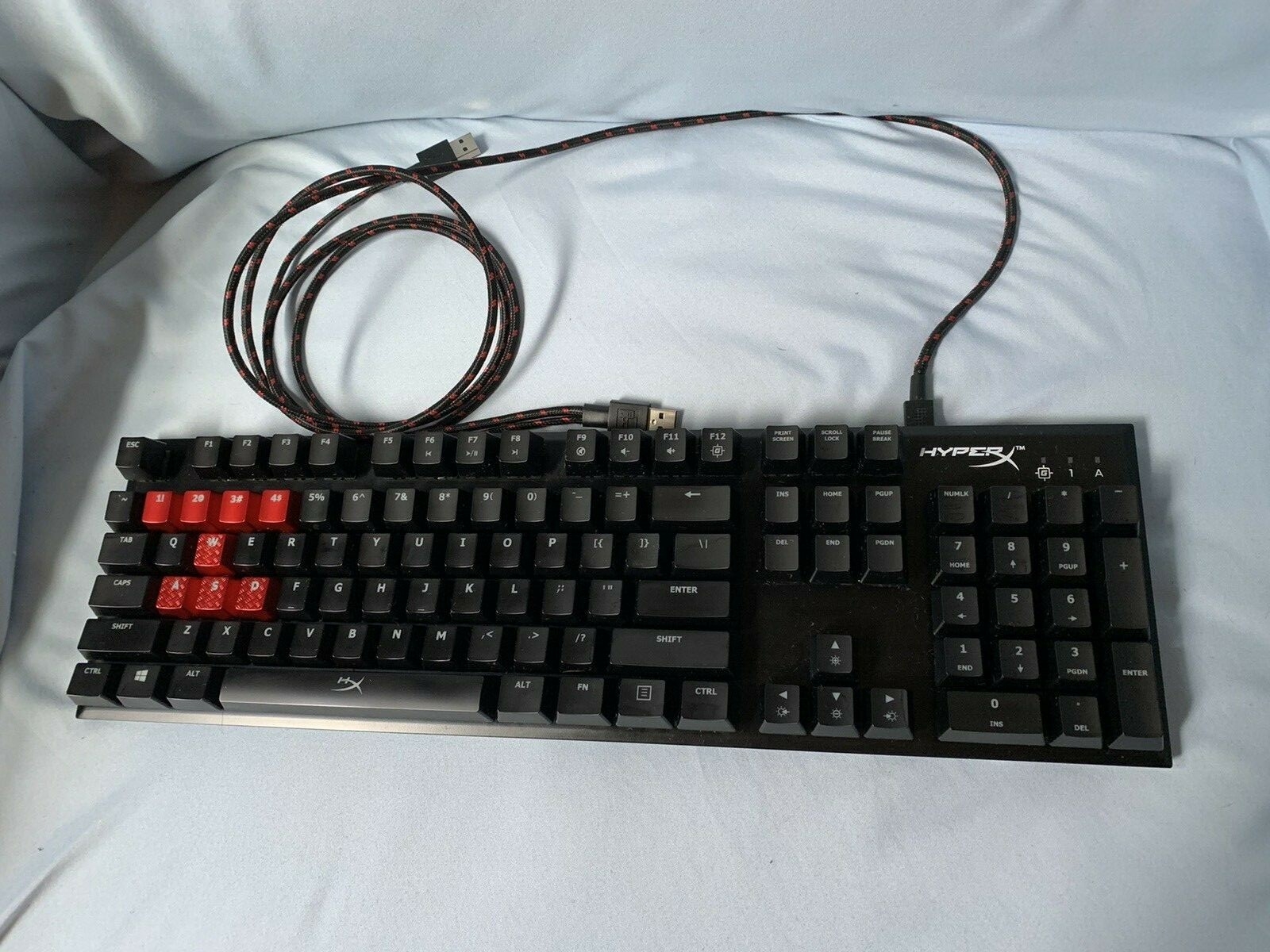 HyperX Alloy FPS Mechanical Gaming Keyboard Red Backlit TESTED WORKS Wired | eBay