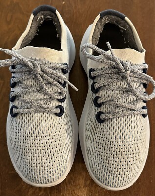 Allbirds TREE DASHER Athletic RUNNING Shoes in WHITE KNIT  display picture 1
