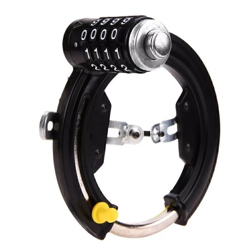 Bicycle lock frame lock combination lock ring lock made of steel - Picture 1 of 13