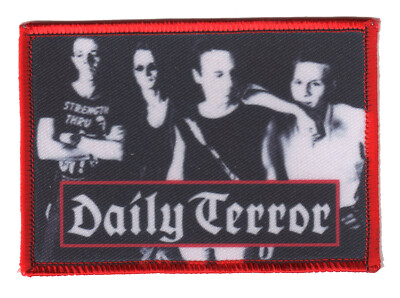 DAILY TERROR-BAND''Aufnäher''Oi!/SKIN/WAY OF LIFE/PATCH/Oi!/PUNK/BS/