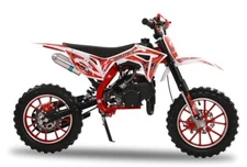 49cc 2 Stroke Mini Dirt Bike Pit Bike Gas Powered Off Road Motorcycle for Kids 