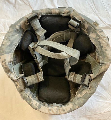 GENUINE US ARMY SDS ACH MICH LEVEL IIIA HEL MET WITH ACU COVER - MEDIUM/LARGE - 第 2/8 張圖片