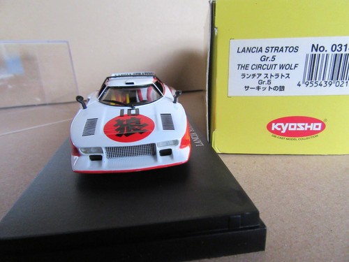 481L Kyosho 3142W Lancia Stratos Gr.5 Circuito Lobo 1977 #10 Ikezawa 1:43 + Caja - Imagen 2 de 12