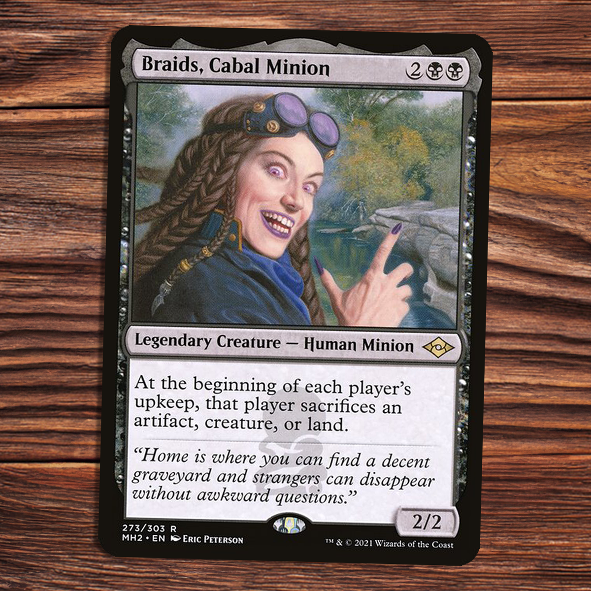 FOIL 陰謀団の先手ブレイズ/Braids, Cabal Minion ODY Braids, Cabal Minion (Foil Etched) | Modern Horizons 2