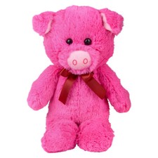 12'' Neon Cute Pink Piggy Soft Cuddly Stuffed Animal Plush Toy