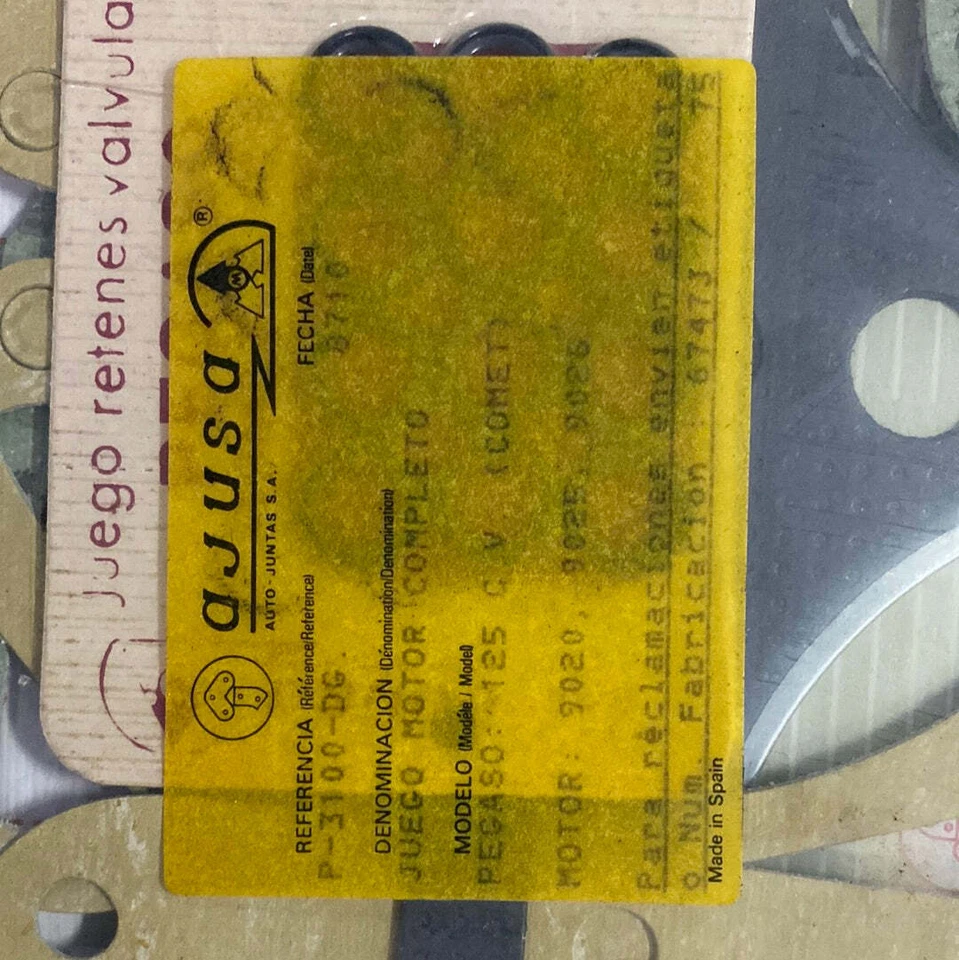 Full Gasket Set PEGASO P-3100-DG - Immagine 2 di 2