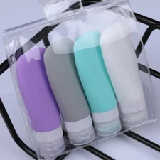 38/60/90ml Travel Silicone Hand Soap Bottle Portable Refillable Tube Container