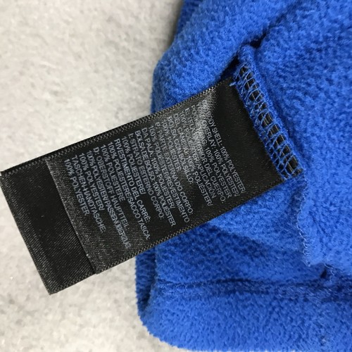 North Face Sweatshirt Youth XL Blue Fleece 1/2 Zip Pullover Boys - Picture 4 of 10