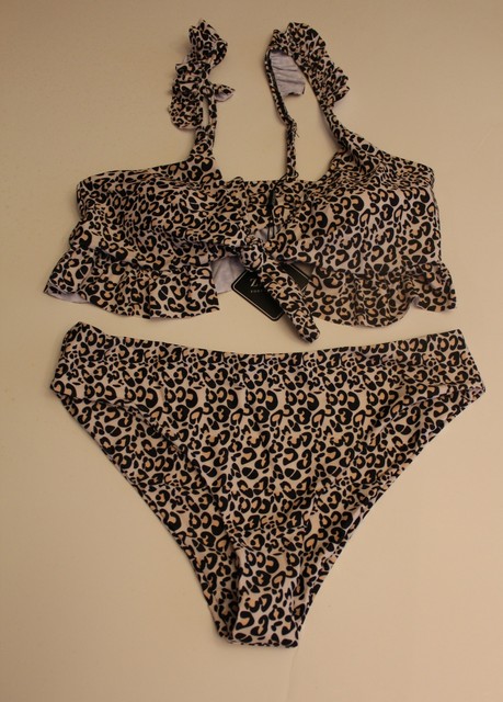 zaful leopard print bikini
