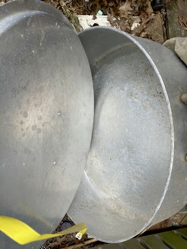 Aluminum Brazier 20” X 20” X 5 1/2” Made In Korea winco free shipping - Picture 5 of 6