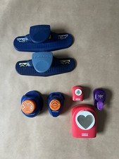 Lot of Assorted Paper Punches Fiskars Borders Lace Corner Heart Trees, Dragonfly