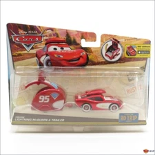 Disney Pixar Cars Road Trip series Cruisin Lightning McQueen and Trailer Rd Tr1p