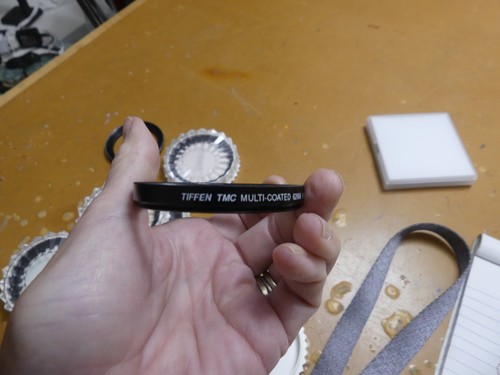5 tiffen 62 mm screw in filters ,cir-p,uv protect,skylight,81B, tmc haze ,adapte - Picture 7 of 9