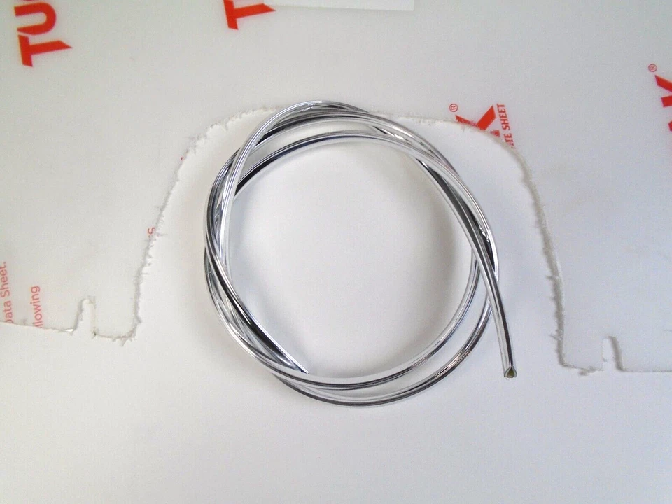 Cargador Polaris TX 294, 340, 398; 1970-1971, parabrisas transparente con moldura cromada Foto 4 de 4