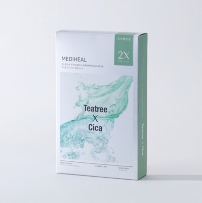 Mediheal Derma Synergy Wrapping Mask (Tea Tree X Cica) | 10 Sheets | Soothing &