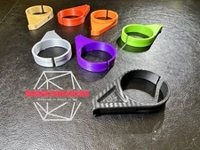 Carbon Fiber One Hand Steering Wheel For 1/10 TRAXXAS TRX-4 TQi Transmitter