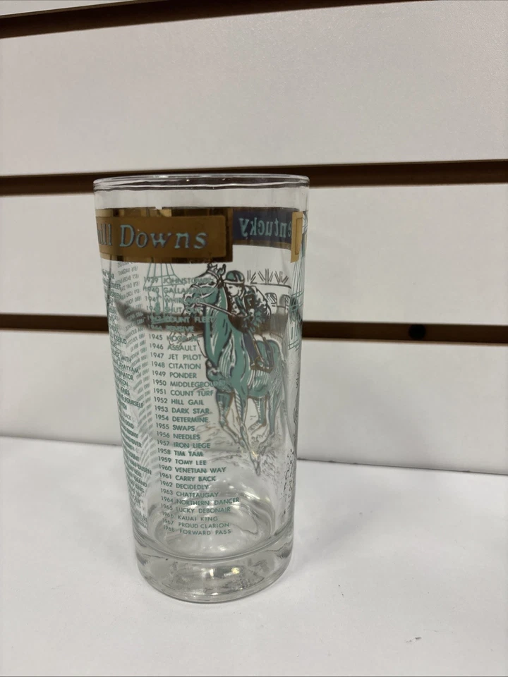 1968 Kentucky Derby Churchill Downs Glass Lot Of 3 - Image 4 of 4
