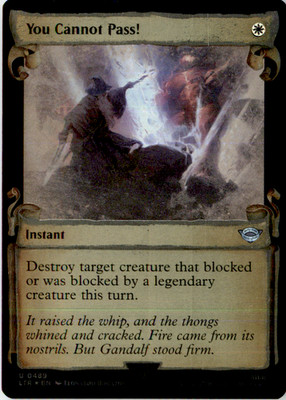 MTG | You Cannot Pass | Showcase Scrolls | U Foil #489 | LTR