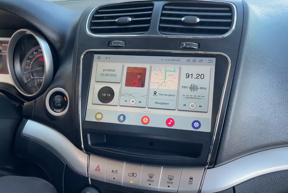 Für Fiat Freemont 2012-2020 Android13 Touch Screen Autoradio CarPlay BT GPS Navi - Bild 2 von 4