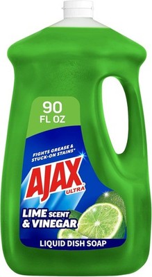 Eco-Friendly Ultra Liquid Dish Soap with Lime & Vinegar - 90 fl oz Antimicrobial