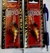 Lot Of 2 Lucky Craft 1.0 D-7 CB’s, Maguma Grill, 2-1/8” Long, 3/8oz, Dives 7’
