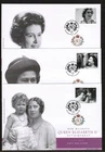 Great Britain 2006 Queens 80th Birthday Set of 8 FDC's Buckingham Palace Postmar