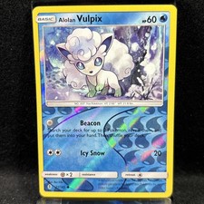 Alolan Vulpix 21/145 Sm-Guardians Rising Reverse Holo Pokemon TCG