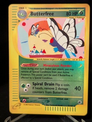 Butterfree - 5/165 - Expedition Reverse Holo - MP - Pokemon - Read