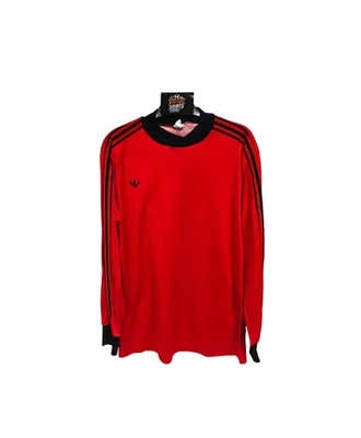 Maillot vintage Adidas Ventex Football Template Shirt années 1980 (M) rouge n... - Photo 1/4