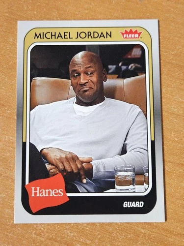 2018-19 Fleer Hanes Michael Jordan 30th Anniversary Michael Jordan Card # MJ-4