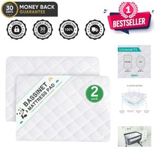Universal Fit Waterproof Bassinet Protector 20.5x35 - Easy Care for Babies