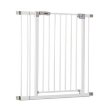 hauck 59728 Open N Stop KD Pressure Fit with 3.5 Inch Extension Baby Gate, White