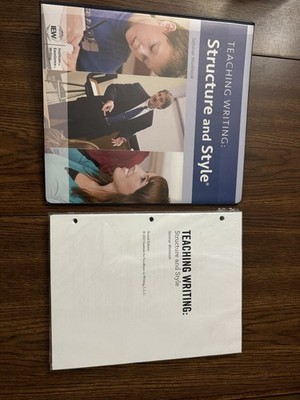 IEW Teaching Writing: Structure & Style Seminar & Practicum Workbook Binder