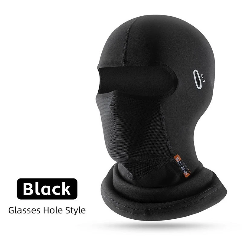 WEST BIKING Invierno Máscara Facial Térmica Tocado Deportes al Aire Libre Gorra Sombrero Negro Foto 3 de 4