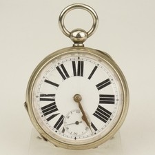WORKING Key Pocket Watch Men's no fusee duplex no chronometer no repeater RAR