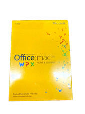 Microsoft Office for Mac 2011 Home  Student   Product Key Only Brand New Sealed