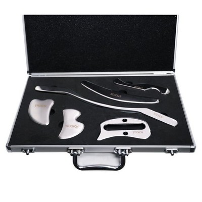 STICKON Muscle Scraper Tool Set Stainless Steel Gua Sha IASTM Massage taoL