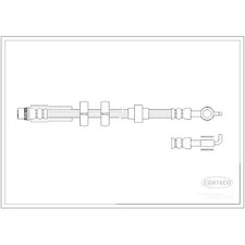 Flexible de frein Peugeot 607