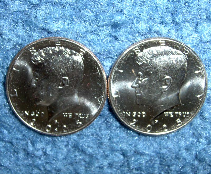LOT OF 2 2025 P KENNEDY HALF-DOLLAR COINS! NICE, RARE, DISCONTINUED