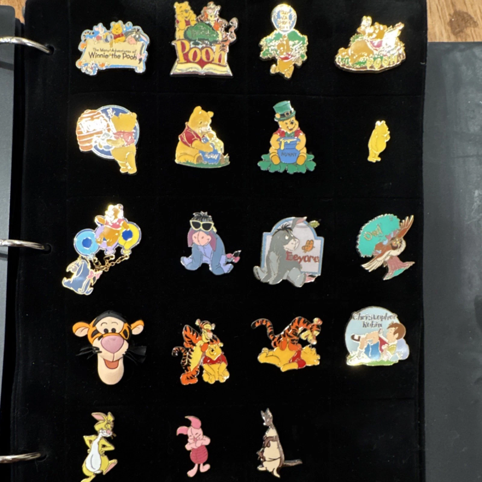 Disney Winnie the Pooh Dangle Pin Set Collection