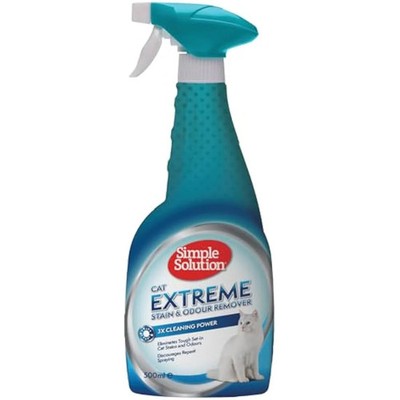 Simple Solution Extreme Cat Flecken- und Geruchsentferner, enzymatischer Reiniger mit 3X